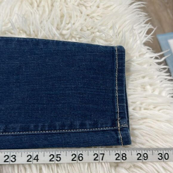 ANTHROPOLOGIE PILCRO FIT SERIF BLUE JEANS SIZE 28 - Picture 7 of 15